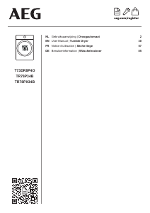 Bedienungsanleitung AEG TR78P34B Trockner