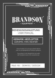 Manual Brandson 304416 Heater