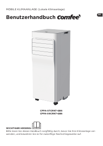 Bedienungsanleitung Comfee CPPA-09CRN7-QB6 Klimagerät
