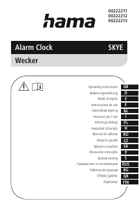 Εγχειρίδιο Hama 00222213 Skye Ξυπνητήρι