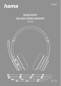 Manuale Hama 00139938 BT700 Headset