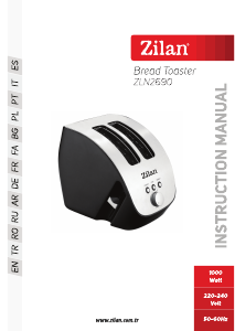 Bedienungsanleitung Zilan ZLN2960 Toaster