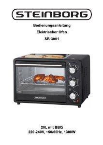 Bedienungsanleitung Steinborg SB-3001 Backofen