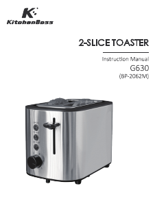 Bedienungsanleitung KitchenBoss G630 Toaster