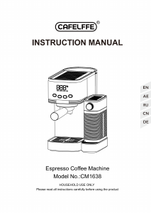 Bedienungsanleitung Cafelffe CM1638 Kaffeemaschine
