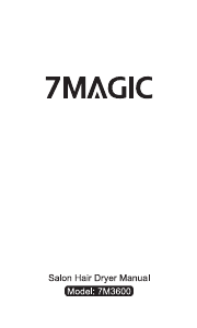 Bedienungsanleitung 7Magic 7M3600 Haartrockner