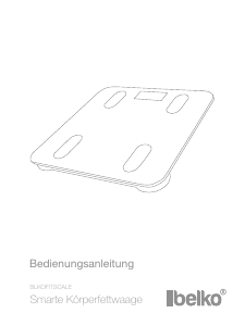 Bedienungsanleitung Belko P14540 Waage