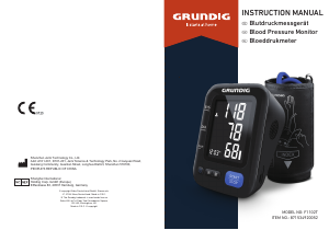 Bedienungsanleitung Grundig F1102T Blutdruckmessgerät