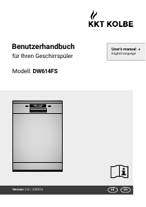 Bedienungsanleitung KKT Kolbe DW614FS Geschirrspüler