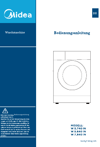Bedienungsanleitung Midea W 7.940 iN Waschmaschine