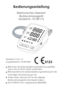 Bedienungsanleitung WAJ FC-BP113 Blutdruckmessgerät