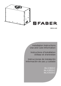 Mode d’emploi Faber INLX35SSV2 Inca Lux Hotte aspirante