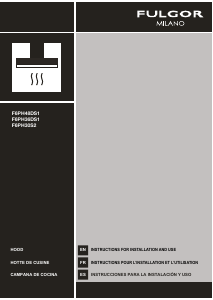 Manual de uso Fulgor F6PH48DS1 Campana extractora