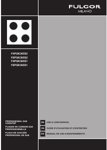 Manual Fulgor F6PGK305S2 Hob