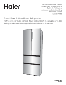 Bruksanvisning Haier QJS15HYRFS Kyl-frys