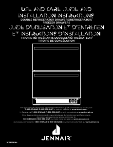 Manual Jenn-Air JUDFP242HX Fridge-Freezer