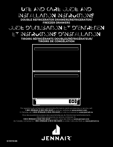 Manual Jenn-Air JUCFP242HL Fridge-Freezer