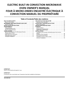 Mode d’emploi Jenn-Air JMC2427LM Micro-onde