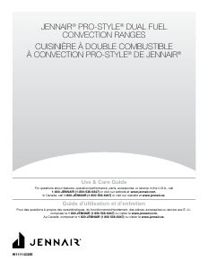 Mode d’emploi Jenn-Air JDSP536HM Cuisinière