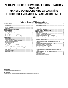 Mode d’emploi Jenn-Air JES1750ML Cuisinière