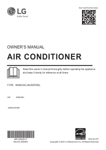 Manual LG LW6023IVSM Air Conditioner