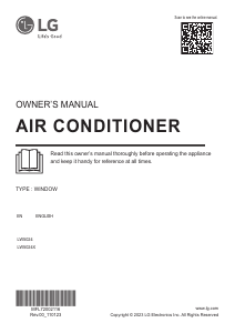 Manual LG LW5024 Air Conditioner