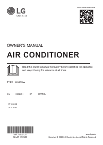 Manual LG LW1424RD Air Conditioner