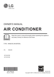 Manual LG LW1522IVSM Air Conditioner