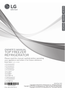 Mode d’emploi LG LTCS20020W Réfrigérateur combiné