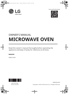 Bruksanvisning LG MVEF1323F Mikrovågsugn