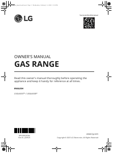 Bruksanvisning LG LSGL6335X Spis