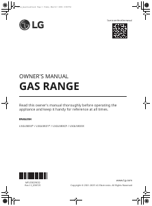 Manual LG LSGL5833Z Range