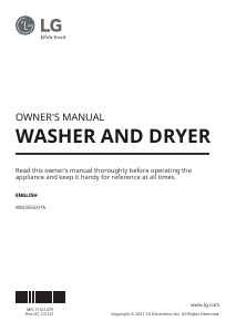 Manual LG WM3555HVA Washer-Dryer