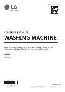 Handleiding LG WT8205CW Wasmachine