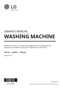 Manual LG WM4000HBA Washing Machine