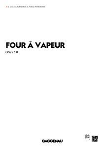 Mode d’emploi Gaggenau GS220100 Four