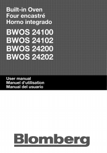 Mode d’emploi Blomberg BWOS 24100 Four