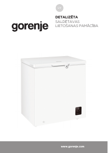 Rokasgrāmata Gorenje FH20E6W5 Saldētava