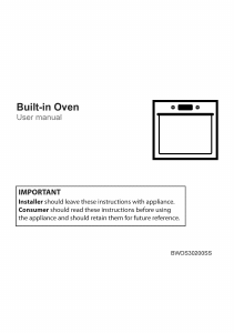 Manual Blomberg BWOS 30200 SS Oven