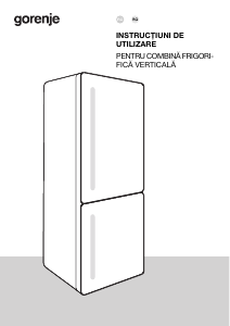 Manual Gorenje NRK61CS2XL4 Combina frigorifica