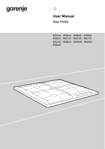 Manual Gorenje G642ABX Hob
