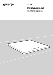 Brugsanvisning Gorenje GI3201BC Kogesektion