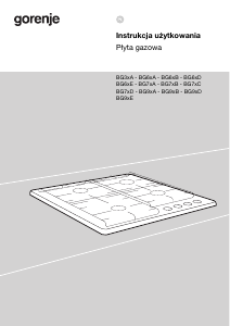 Instrukcja Gorenje GTW6D42AB Płyta do zabudowy