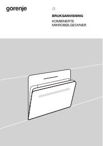 Bruksanvisning Gorenje BCM4547A10BG Ovn