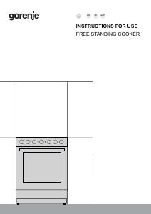 Manual Gorenje GK5B42WF Range