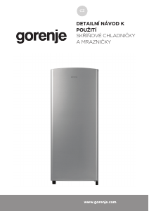 Manuál Gorenje RB413EPS4 Lednice