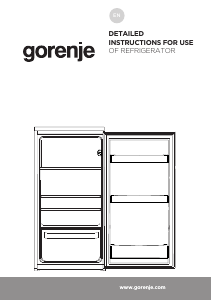 Bruksanvisning Gorenje RI409EP1 Kylskåp