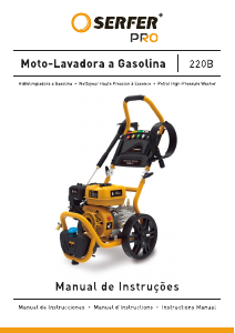 Manual Serfer 3863 Máquina de limpeza a alta pressão