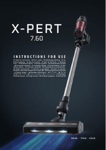Посібник Rowenta RH6A31WO X-Pert 7.6 Пилосос