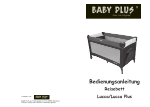 Bedienungsanleitung Baby Plus Lucca Babybett